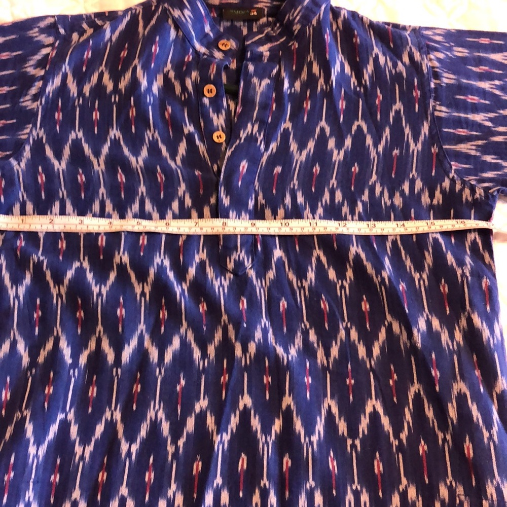 Sundari Silks Ikat desisgn tunic/kurti - Picture 9 of 12